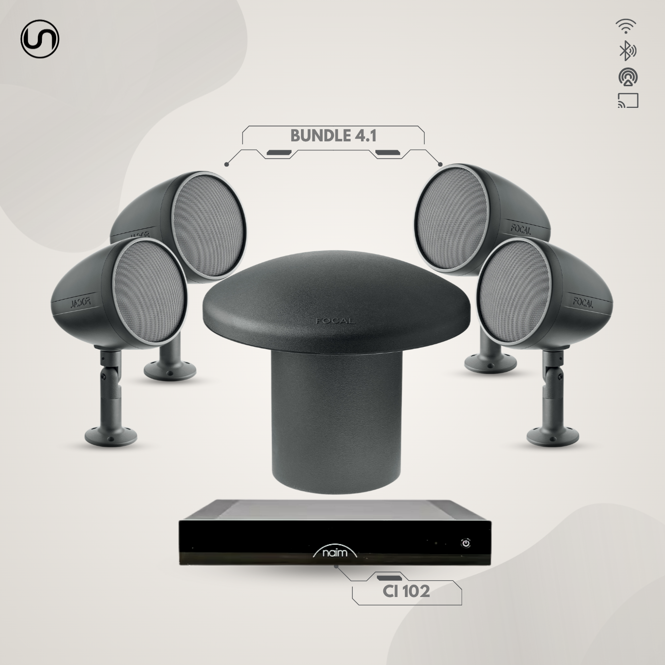 Audiophile Landscape Speaker Set