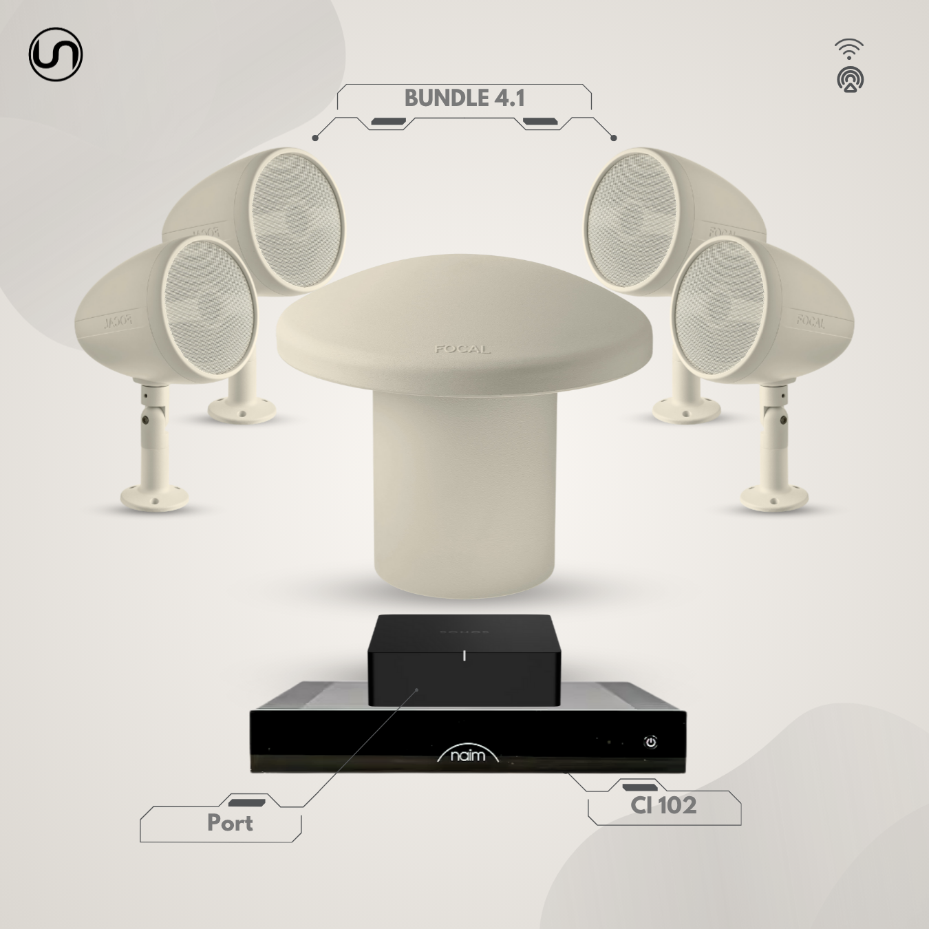 Ultra Premium Landscape Speaker Set