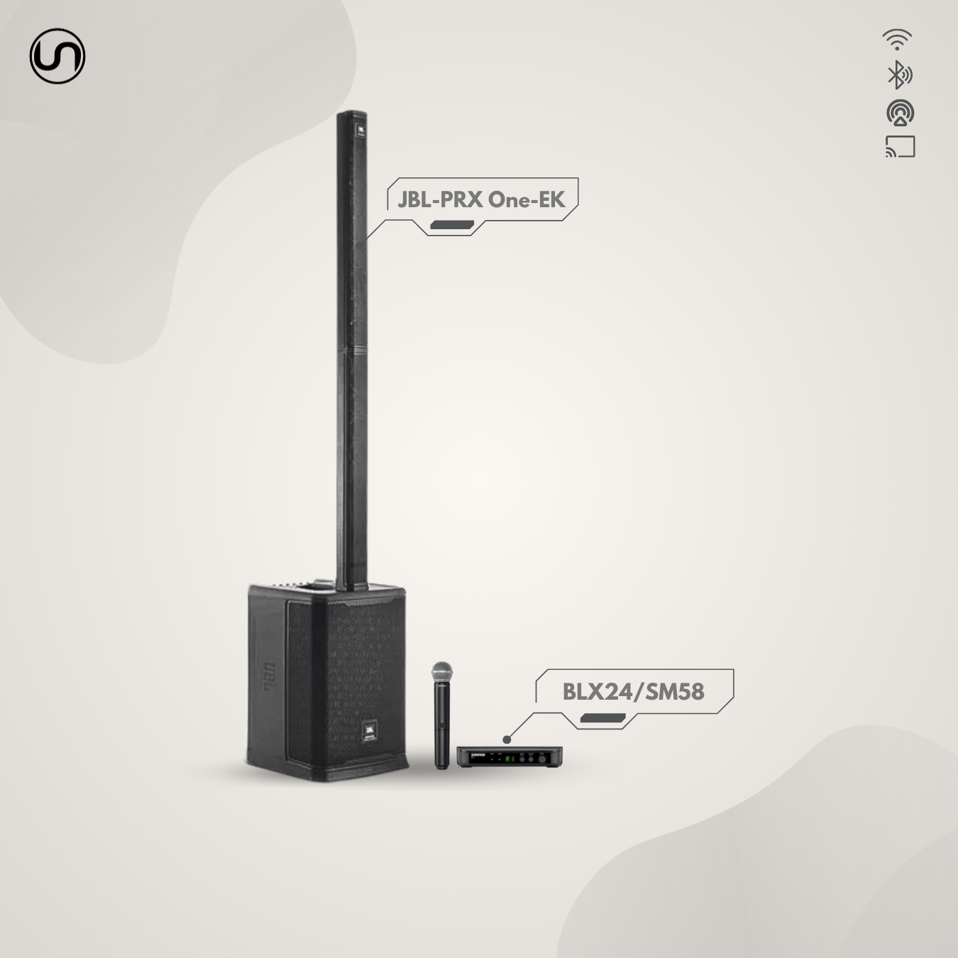 Portable PA (Small- Large Room)