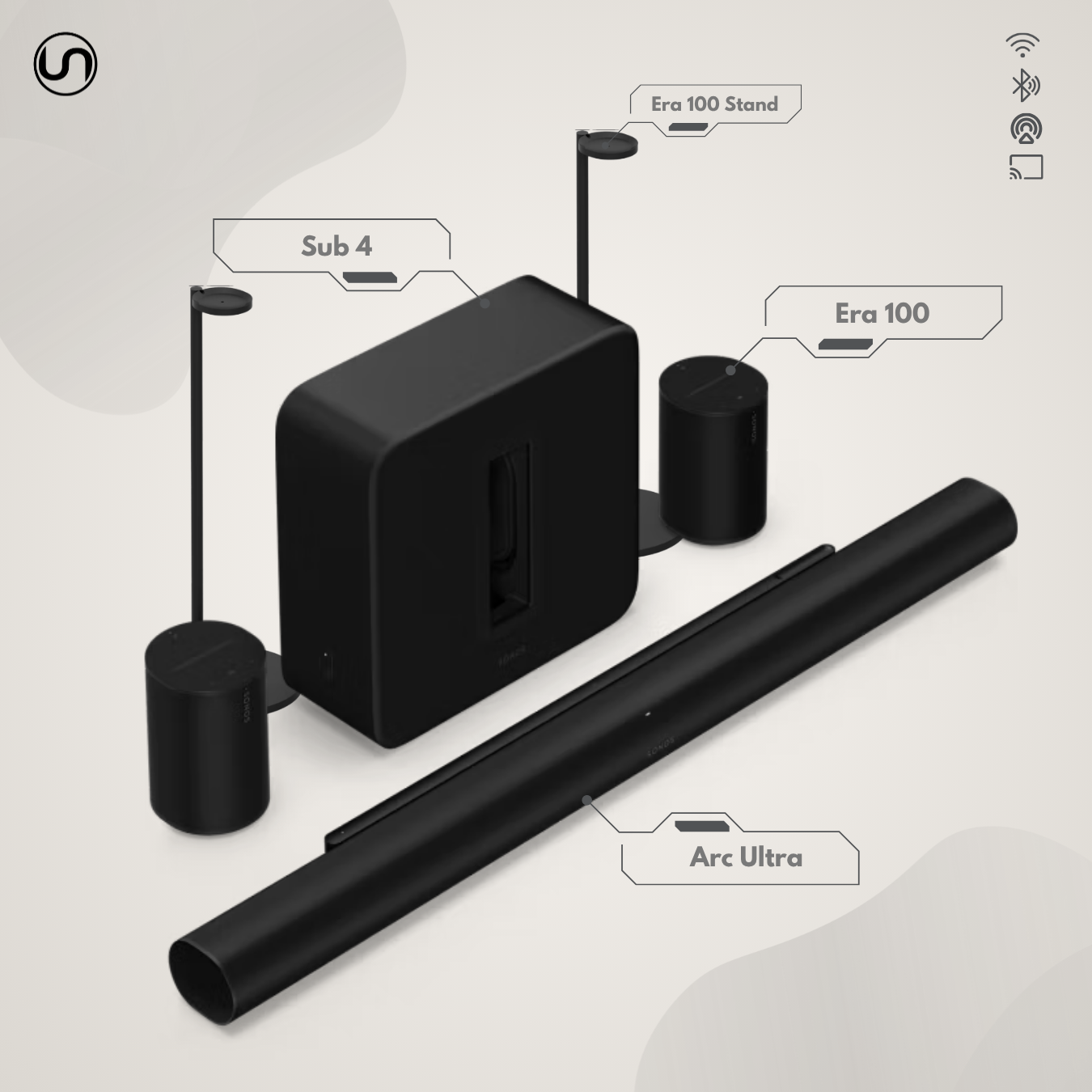 Premium Immersive Set with Arc Ultra (Black)