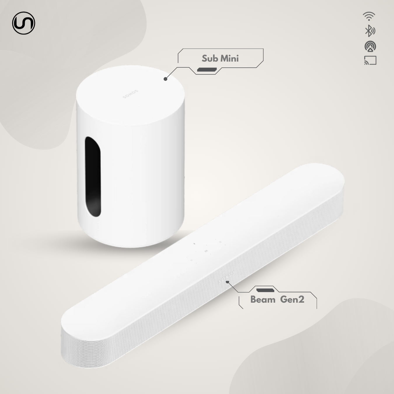 Entertainment Set with Beam