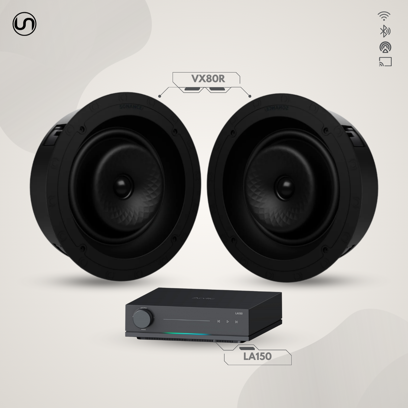 Budget Large In-Ceiling Speaker Set