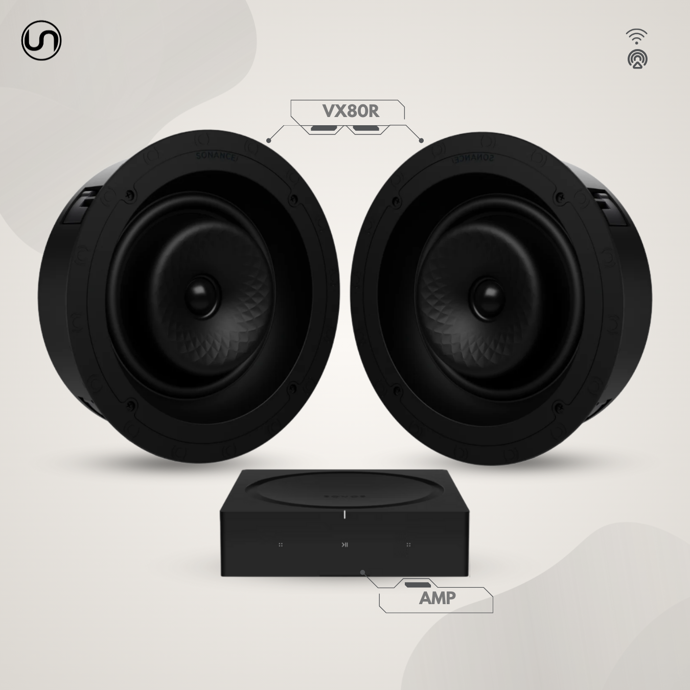 Premium Large In-Ceiling Speaker Set