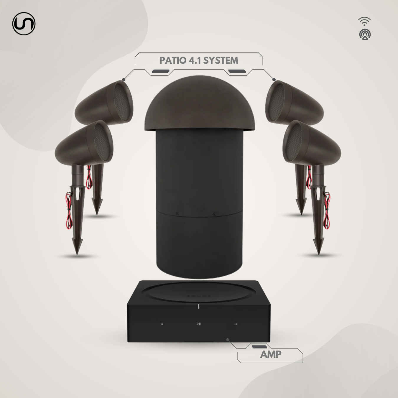 Premium Landscape Speaker Set