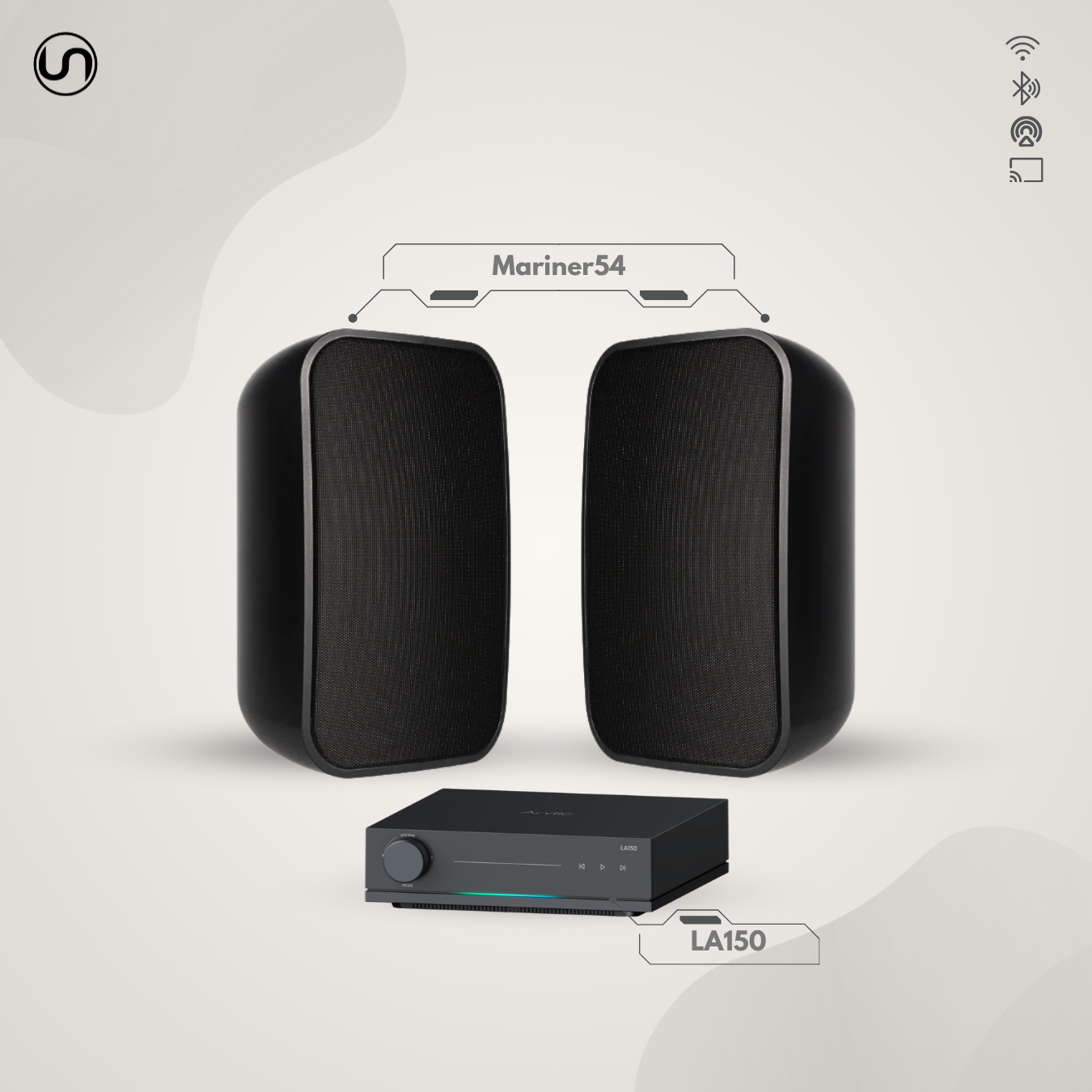 Budget On-Wall Outdoor Speaker Set