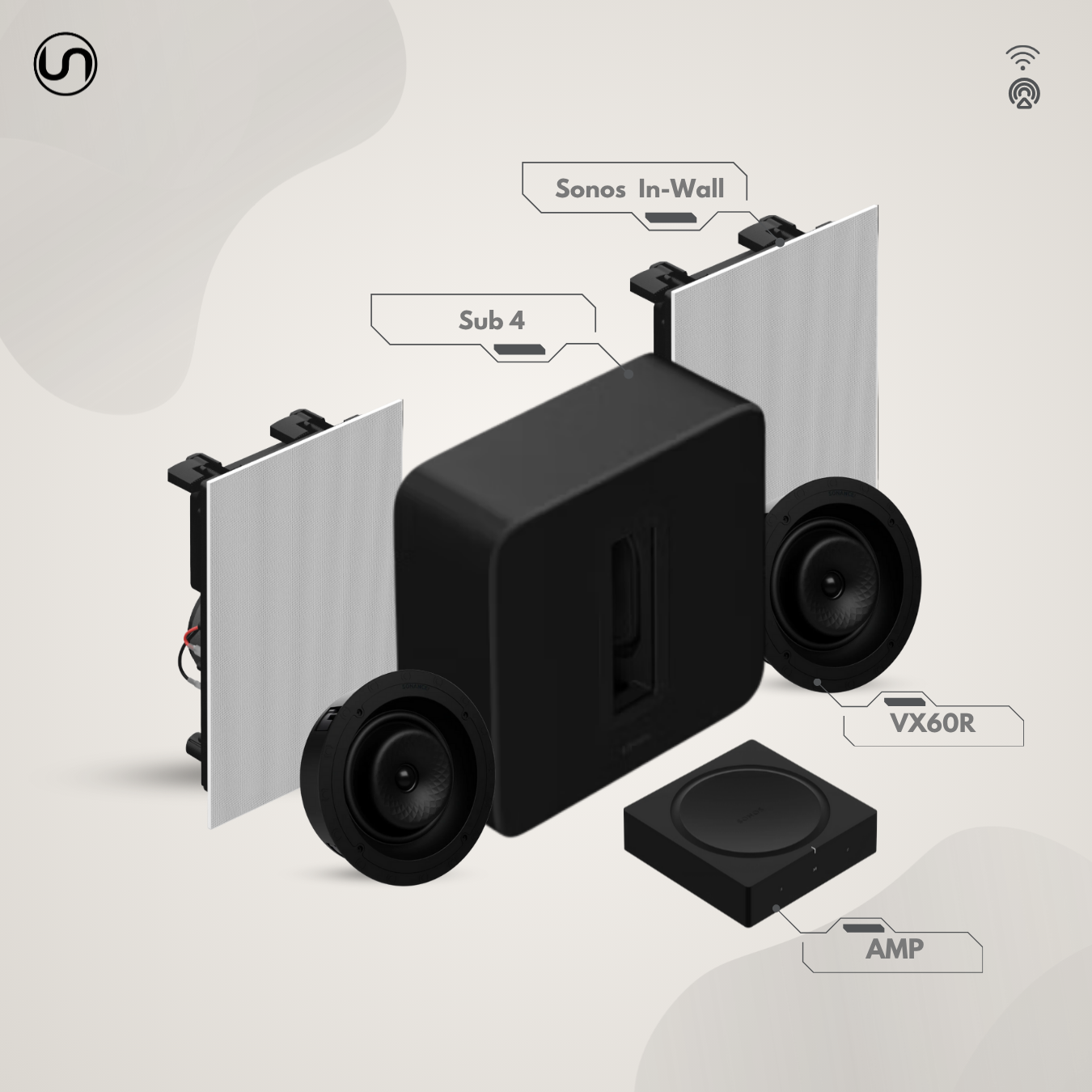 Architectural Home Theatre Set