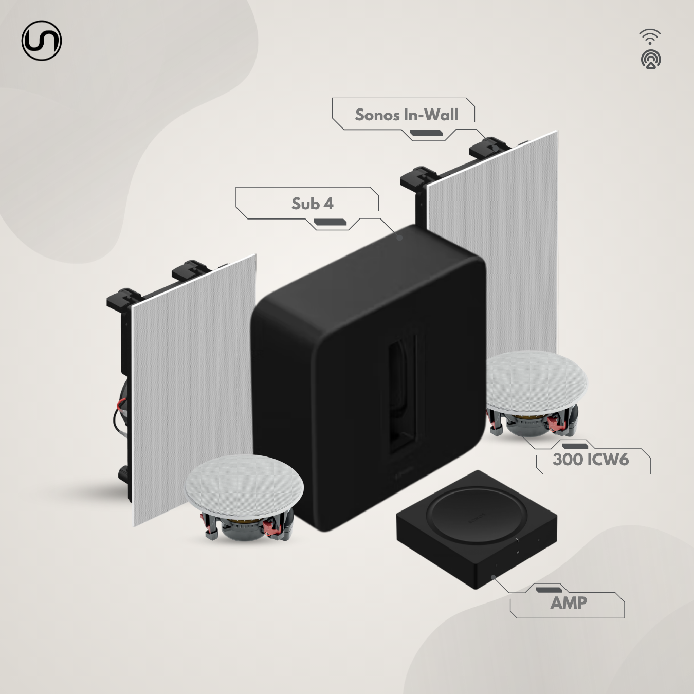 Premium Architectural Home Theatre Set