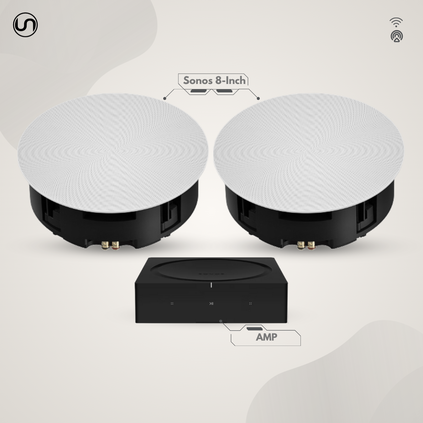 Ultra Premium Large In-Ceiling Speaker Set