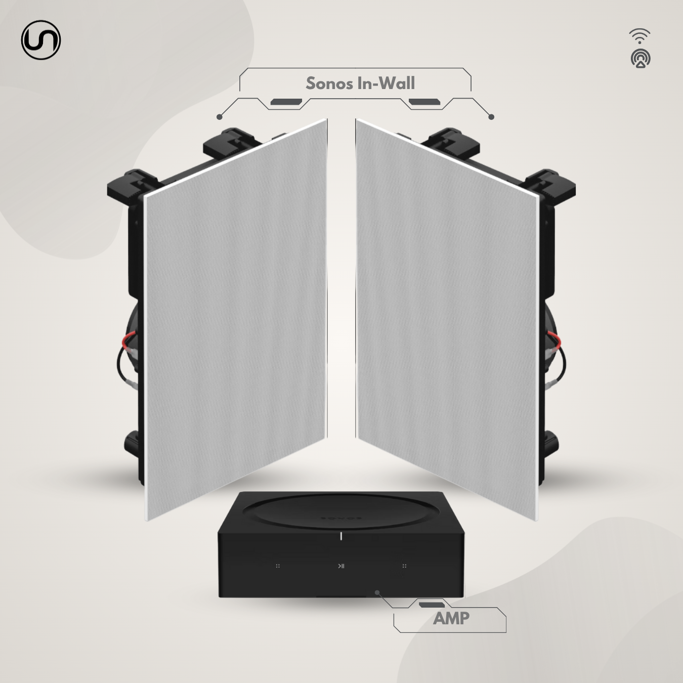 Ultra Premium  In-Wall Speaker Set