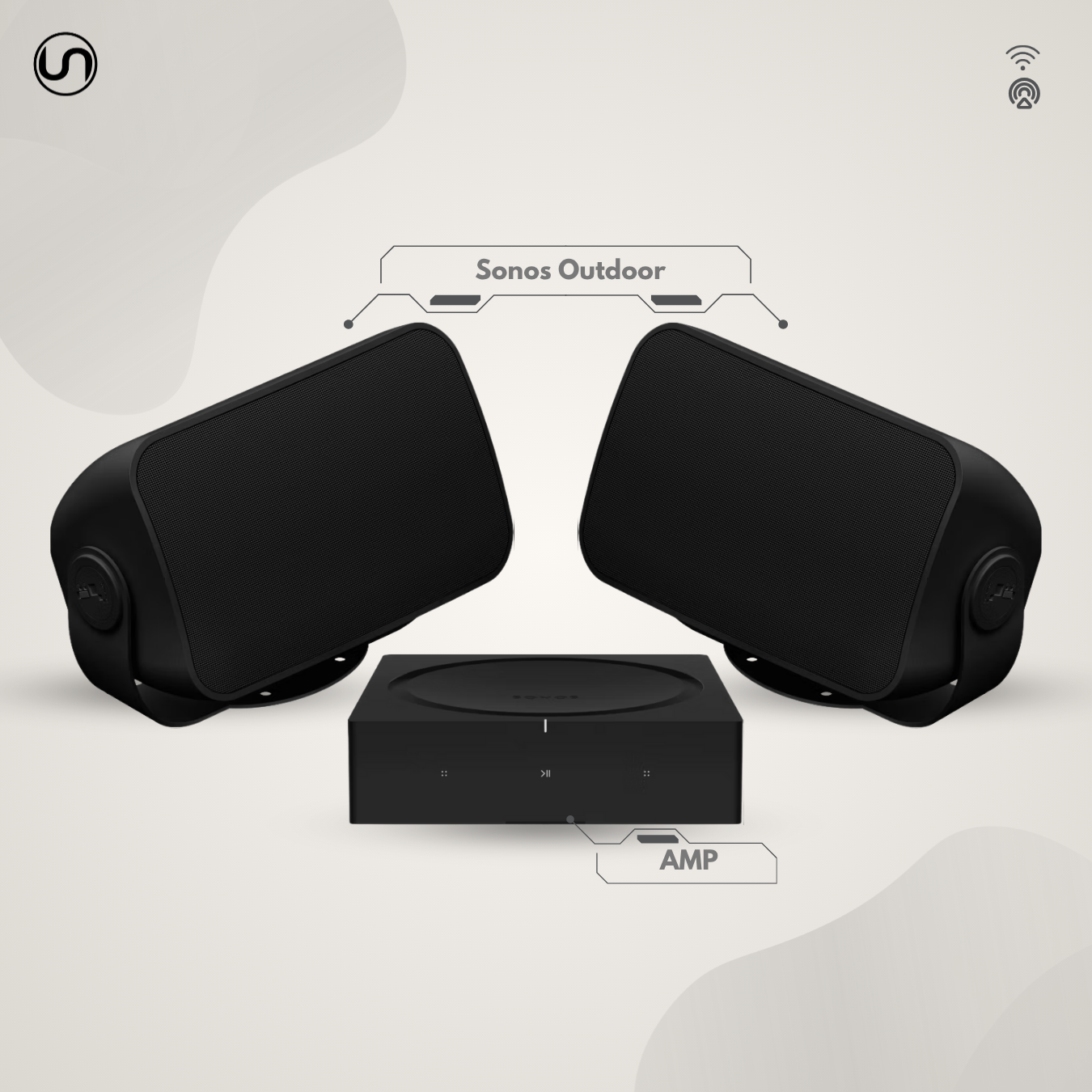 Ultra Premium On-Wall Outdoor Speaker Set