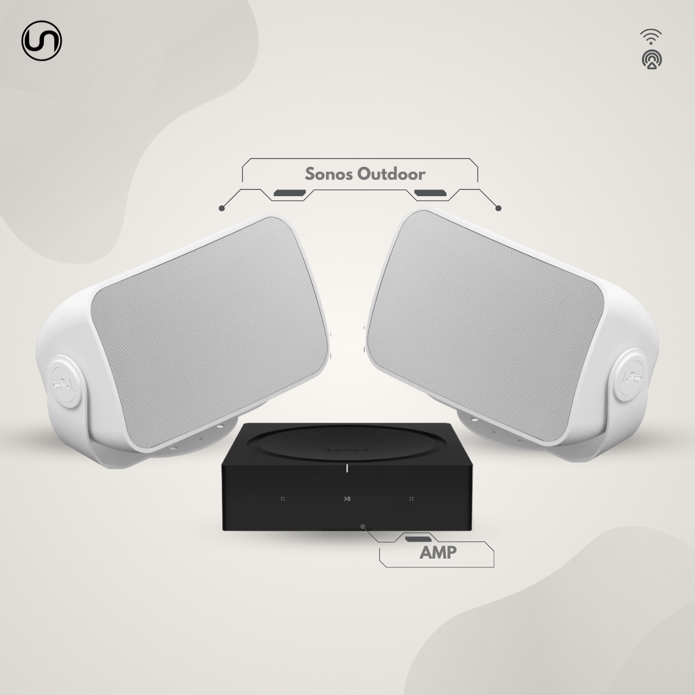 Ultra Premium On-Wall Outdoor Speaker Set